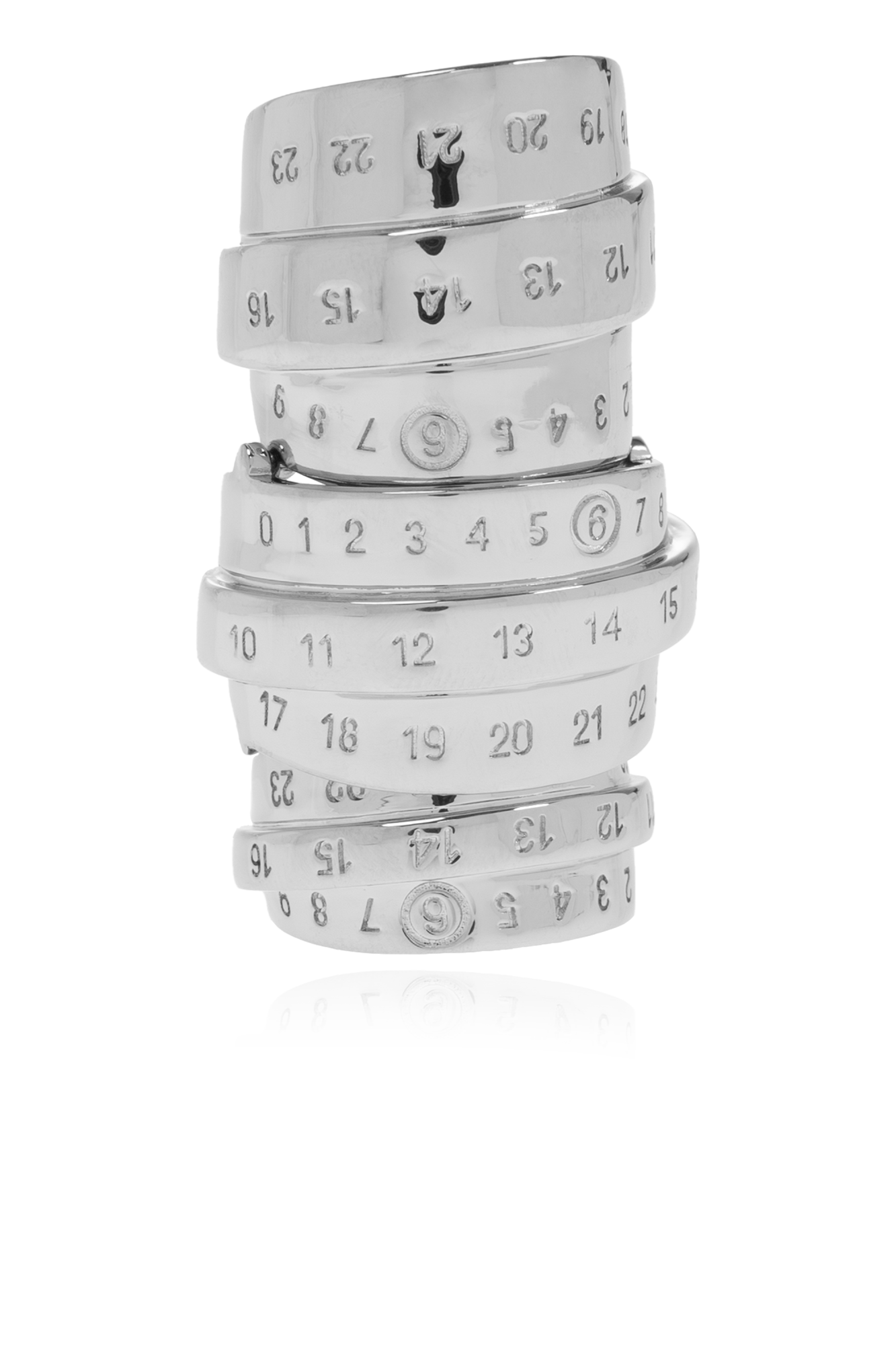 Silver Brass ring MM6 Maison Margiela - Vitkac AS
